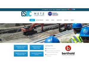 Graduate School of Building Engineering of Metz's official website homepage screenshot