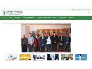 Graduate School of Economics of Oran's official website homepage screenshot
