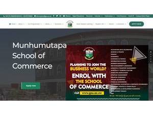 Great Zimbabwe University's official website homepage screenshot