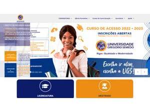Gregório Semedo University's official website homepage screenshot