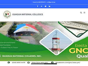 Guagua National Colleges's official website homepage screenshot