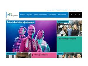 HAAGA-HELIA University of Applied Sciences's official website homepage screenshot