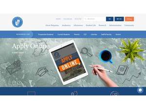 Haigazian University's official website homepage screenshot