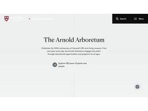 Harvard University's official website homepage screenshot