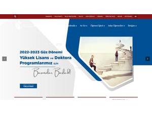 Hasan Kalyoncu Üniversitesi's official website homepage screenshot