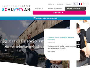 Haute École Robert Schuman's official website homepage screenshot