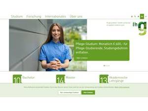 Health University of Applied Sciences Tyrol's official website homepage screenshot