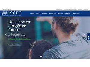 Higher Institute of Business and Tourism's official website homepage screenshot