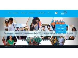 Higher Institute of Economics and Management's official website homepage screenshot