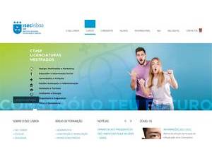 Higher Institute of Education and Science's official website homepage screenshot