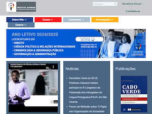 Higher Institute of Law and Social Sciences's official website homepage screenshot