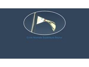 Higher Normal School of Bechar's official website homepage screenshot