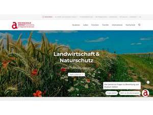 Hochschule Anhalt's official website homepage screenshot