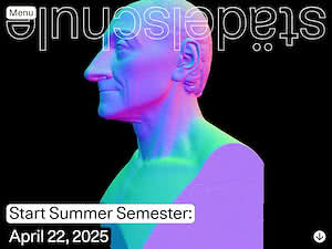 Hochschule für Bildende Künste-Städelschule's official website homepage screenshot