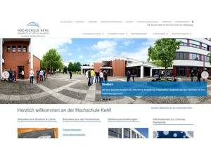 Hochschule für öffentliche Verwaltung Kehl's official website homepage screenshot