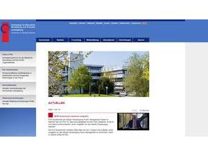 Hochschule für öffentliche Verwaltung und Finanzen Ludwigsburg's official website homepage screenshot