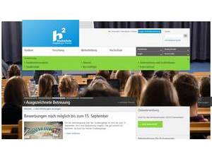 Hochschule Magdeburg-Stendal's official website homepage screenshot