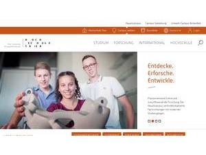 Hochschule Trier's official website homepage screenshot