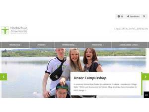 Hochschule Zittau/Görlitz's official website homepage screenshot