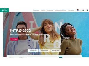 Hogeschool Saxion's official website homepage screenshot