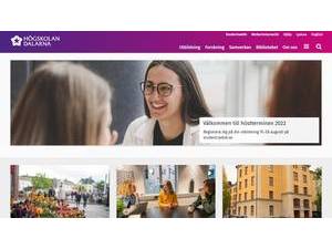 Högskolan Dalarna's official website homepage screenshot