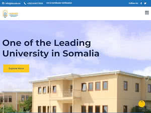 Horseed International University's official website homepage screenshot