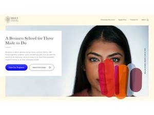 Hult International Business School's official website homepage screenshot