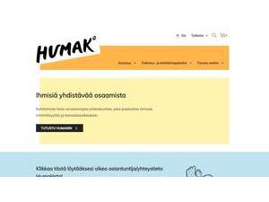 HUMAK University of Applied Sciences's official website homepage screenshot