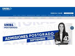 Ibero-American University's official website homepage screenshot