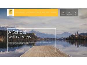 IEDC-Bled School of Management's official website homepage screenshot