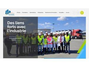 IFP School's official website homepage screenshot