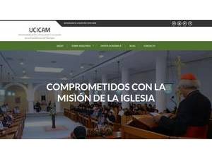 Immaculate Conception Catholic University of the Archdiocese of Managua's official website homepage screenshot