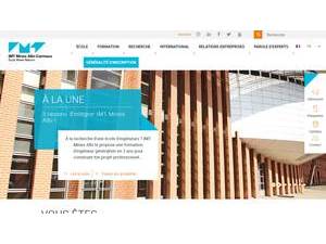 IMT Mines Albi's official website homepage screenshot