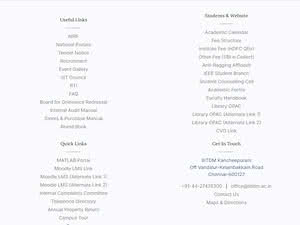 Indian Institute of Information Technology, Design and Manufacturing's official website homepage screenshot
