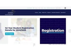 Institiúid Teicneolaíochta Dhún Dealgan's official website homepage screenshot