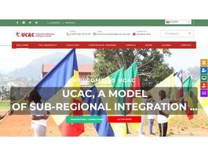 Institut Catholique de Yaoundé's official website homepage screenshot