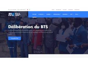 Institut de Technologies d'Owendo's official website homepage screenshot