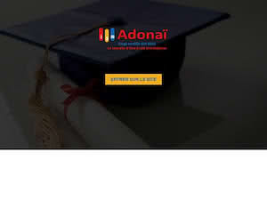 Institut Supérieur de Management Adonaï's official website homepage screenshot