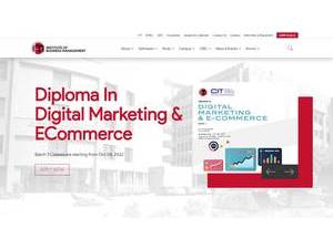 Institute of Business Management's official website homepage screenshot