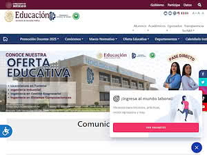 Institute of Technology of Milpa Alta II's official website homepage screenshot