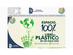 Institute of Technology of North Nayarit's official website homepage screenshot