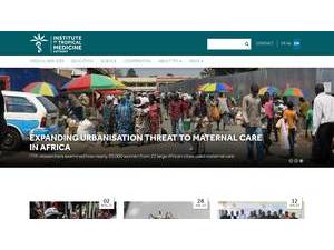 Institute of Tropical Medicine's official website homepage screenshot