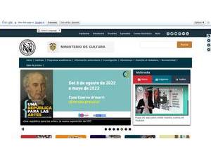 Instituto Caro y Cuervo's official website homepage screenshot