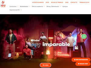 Instituto de Estudios Universitarios A.C.'s official website homepage screenshot