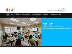 Instituto Pedagogico Arubano's official website homepage screenshot