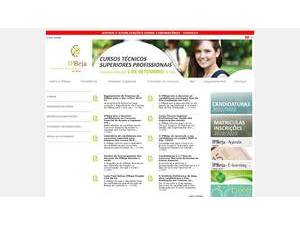 Instituto Politécnico de Beja's official website homepage screenshot
