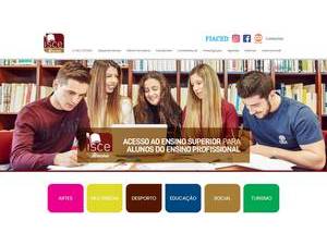 Instituto Superior de Ciências Educativas do Douro's official website homepage screenshot