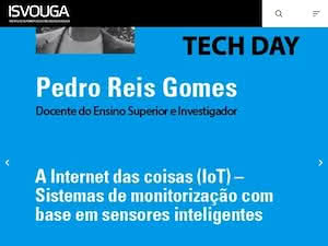 Instituto Superior de Entre Douro e Vouga's official website homepage screenshot