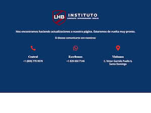 Instituto Superior de Estudios Especializados en Ciencias Sociales y Humanidades's official website homepage screenshot