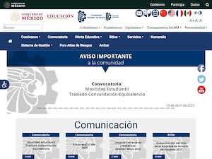 Instituto Tecnológico de Acapulco's official website homepage screenshot
